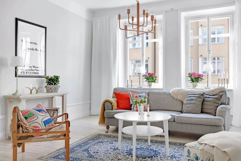 Сара Ричардсон гостиная в скандинавском стиле