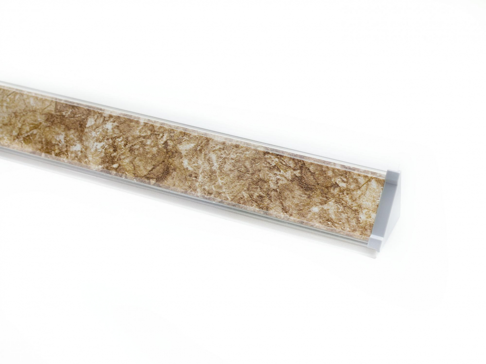 Пл 114.1.300 плинтус 3000 Мадрид премиум с заглушками