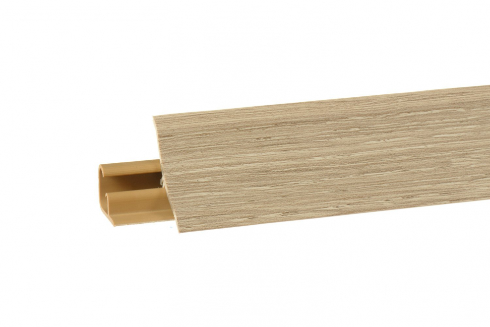 Плинтус белый 3м lb-231-600 Korner