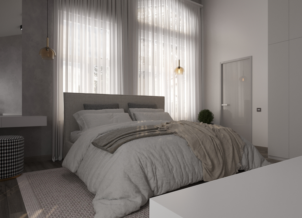 Люстра в спальню Минимализм