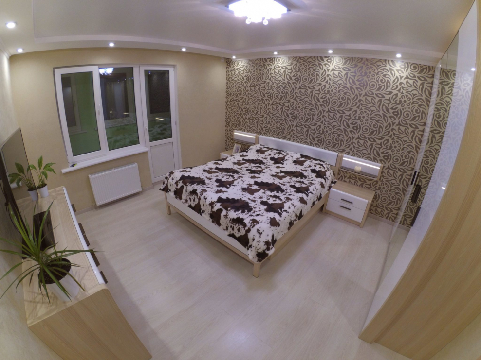 Евроремонт спальни в квартире