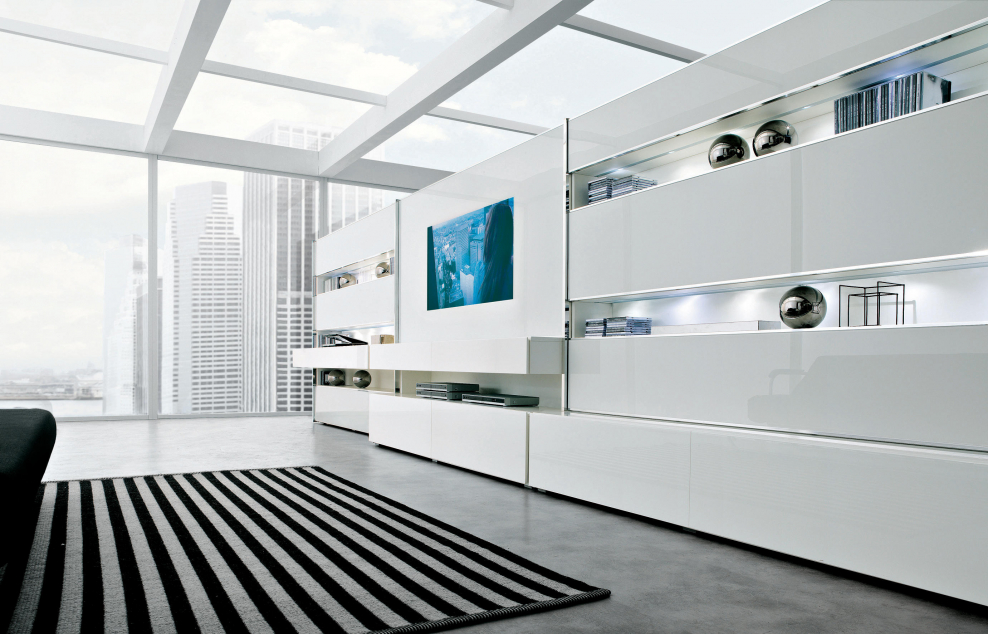 Гостиная в стиле Hi-Tech