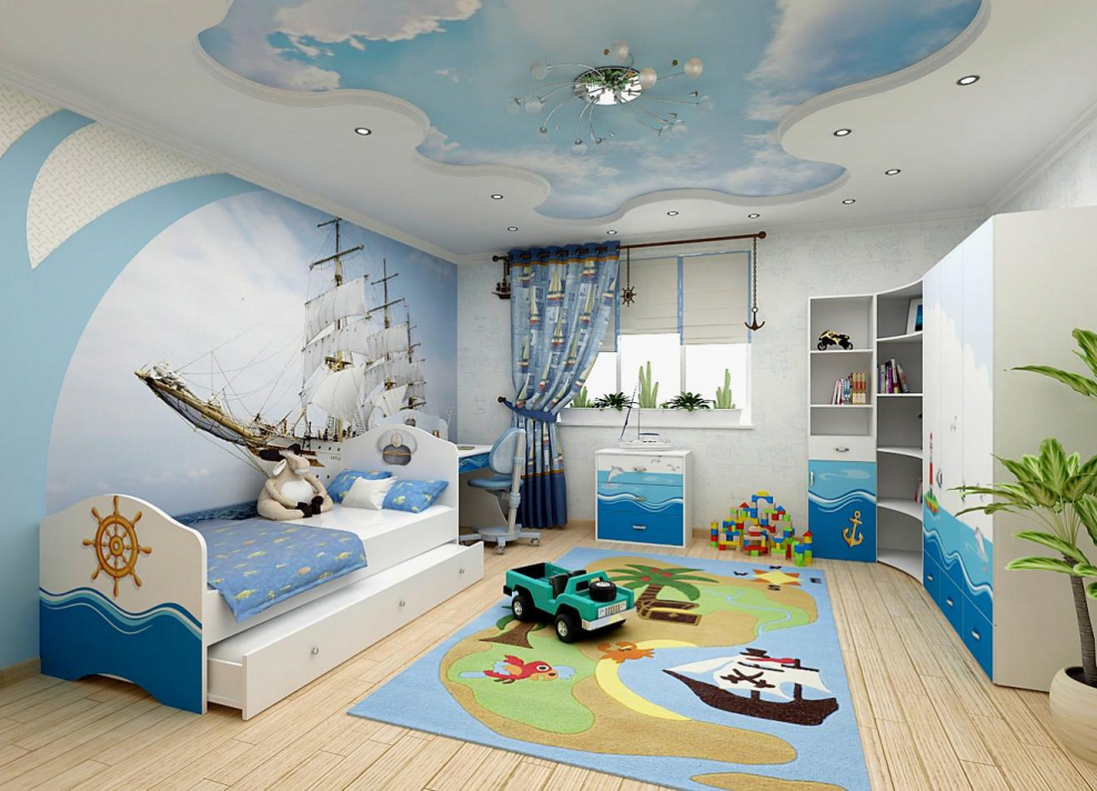 Детские комнаты для мальчиков