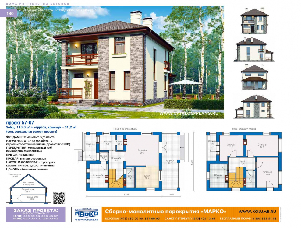 Проект коттеджа описание