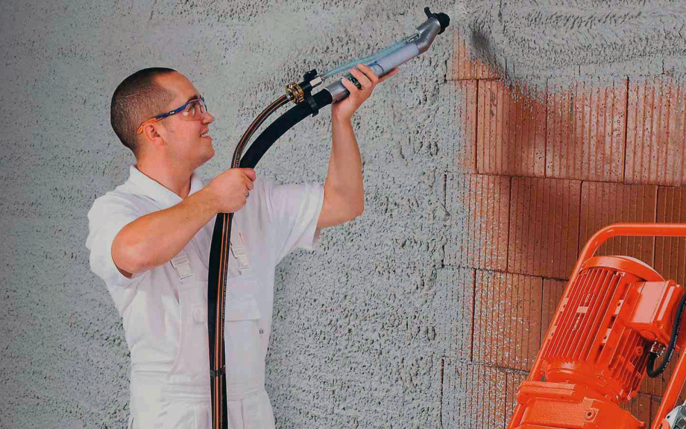 Штукатурка машинного нанесения