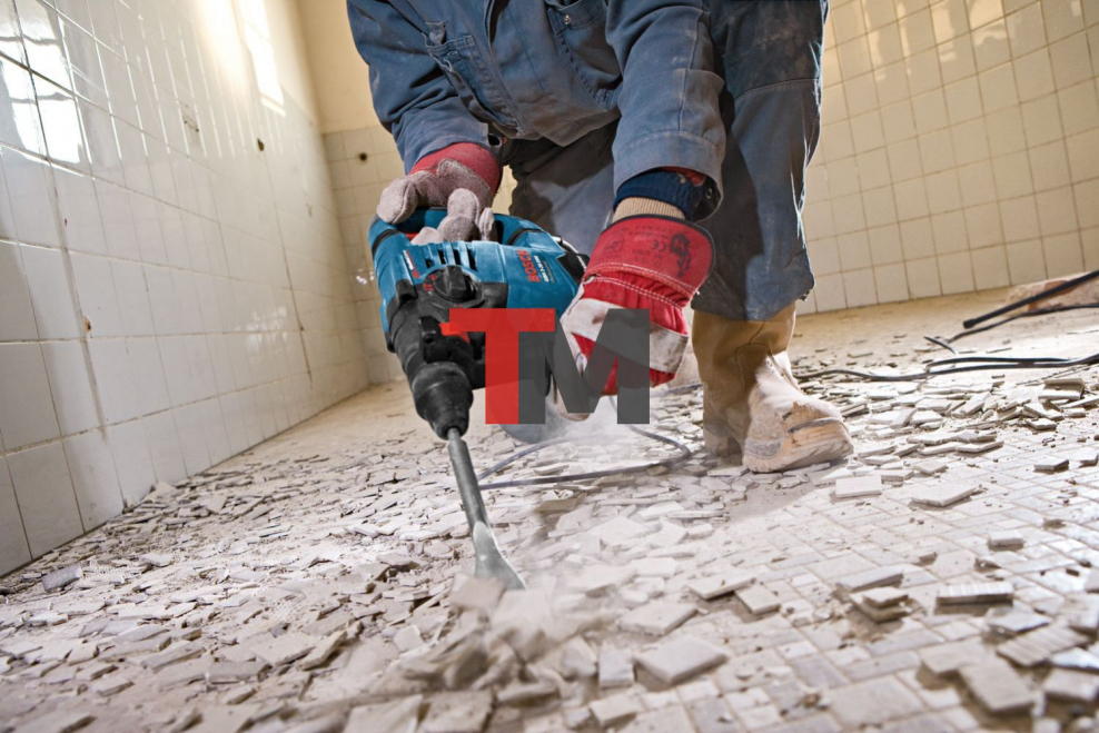 Демонтаж бетонного пола