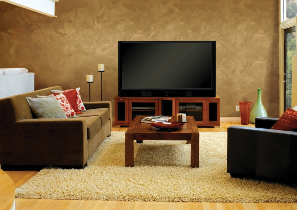 Интерьер комнаты с телевизором