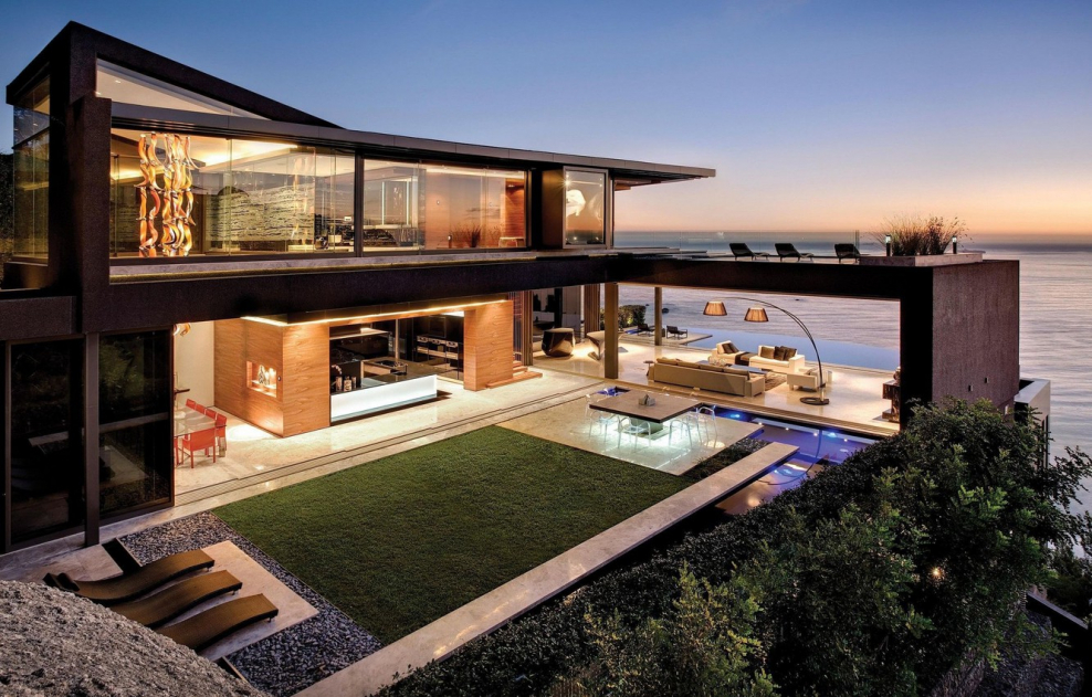 Роскошный особняк миллиардера в стили Модерн