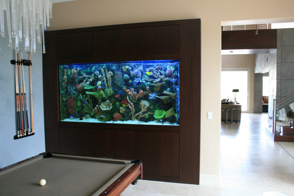 Самодельная панель управления настенного аквариумом