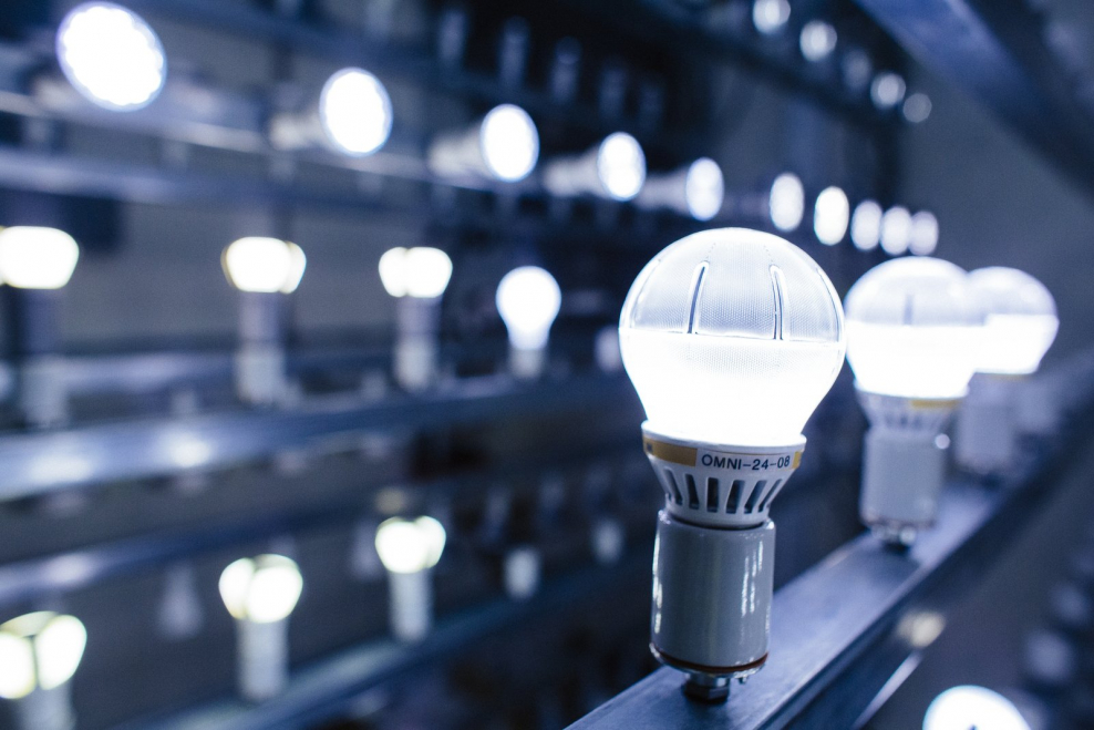 Уличное освещение города