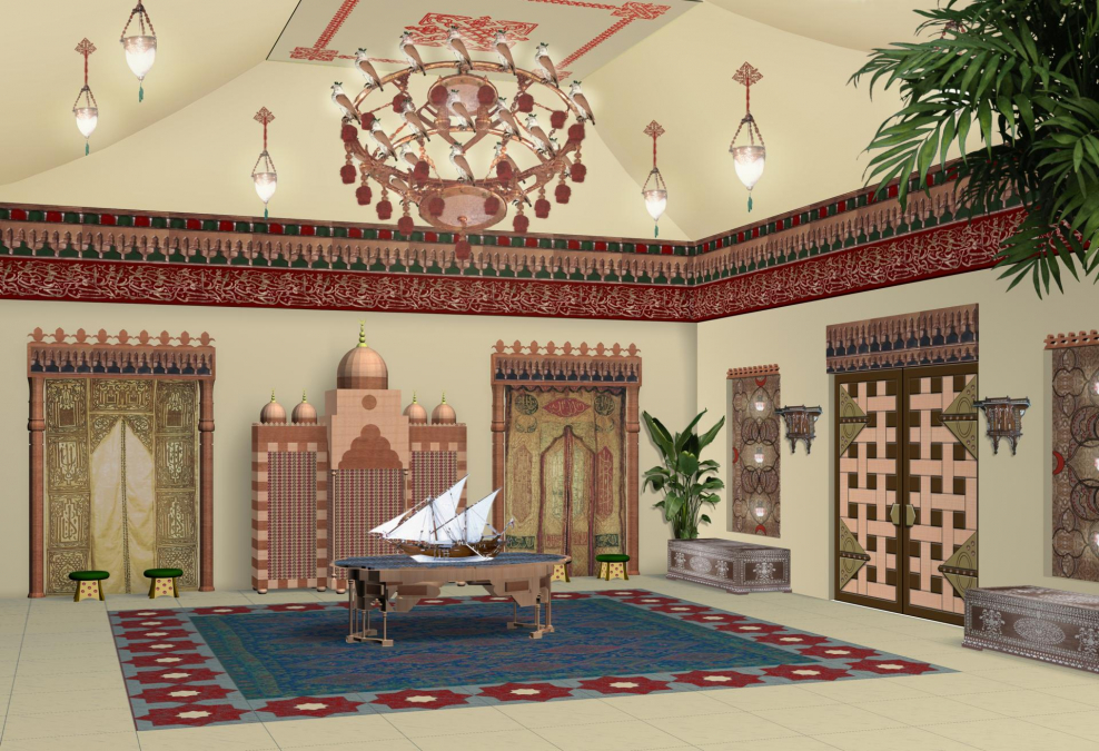 Кровать в арабском стиле