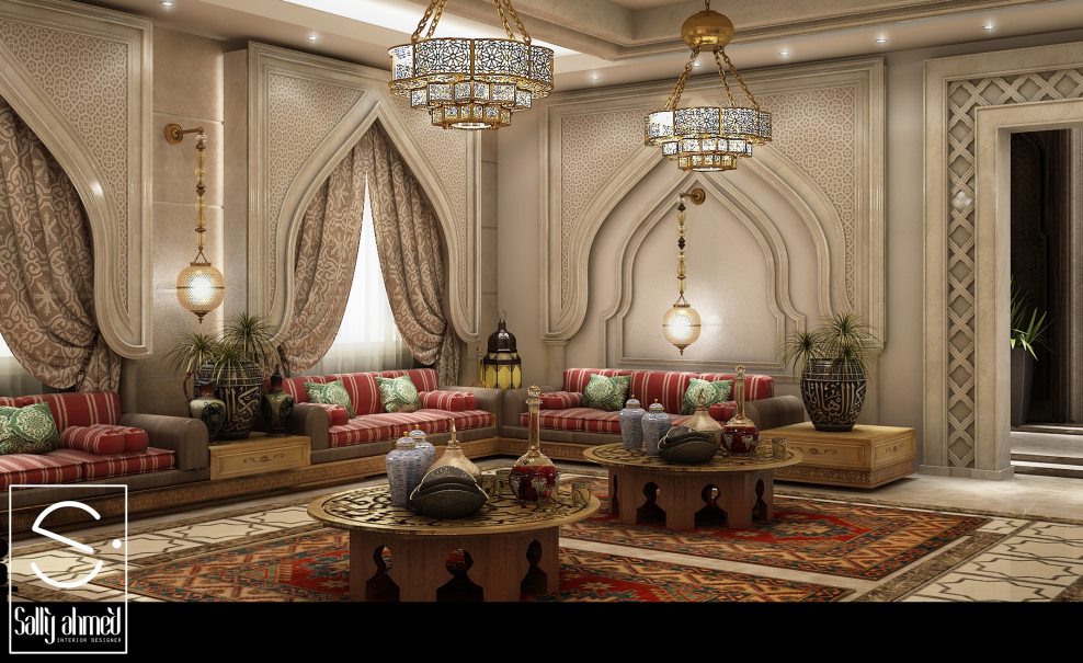 Бассейн в марокканском стиле