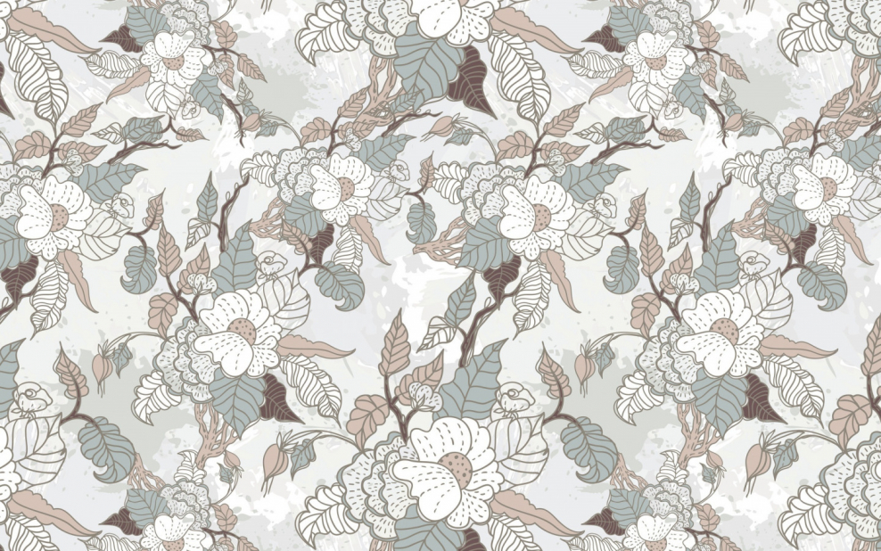 Комбинация обоев в спальне