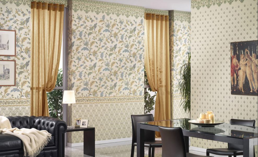 Тканевые украшения на стену