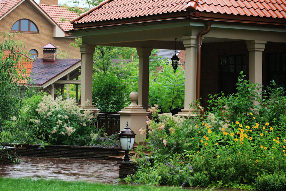 Коттеджный садовый стиль