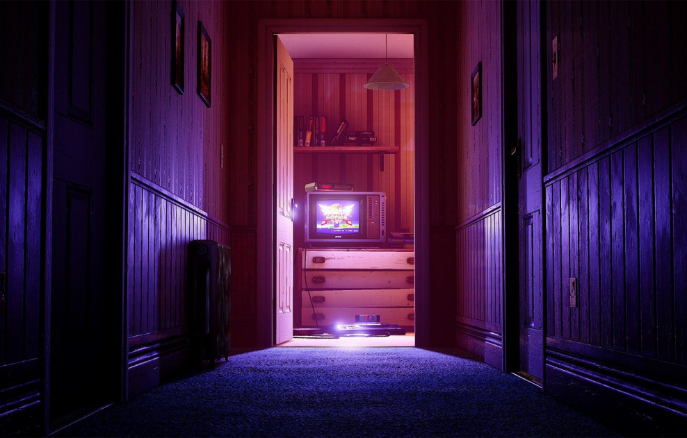 Мрачное освещение красный