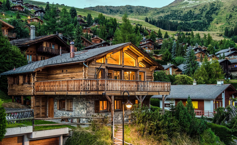 Дом Шале в Швейцарии Вербье