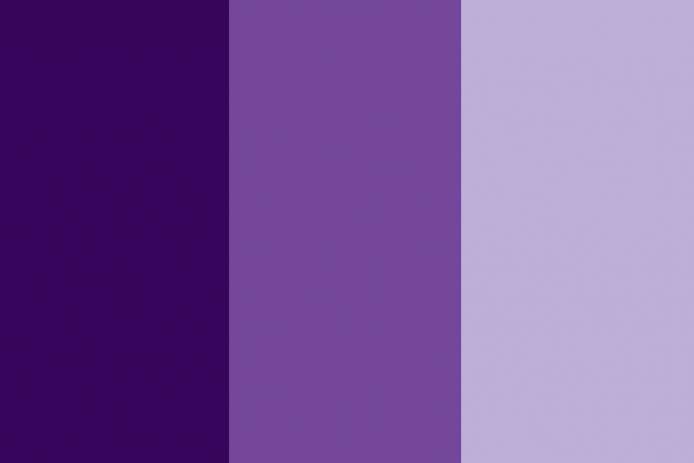 Оттенки фиолетового