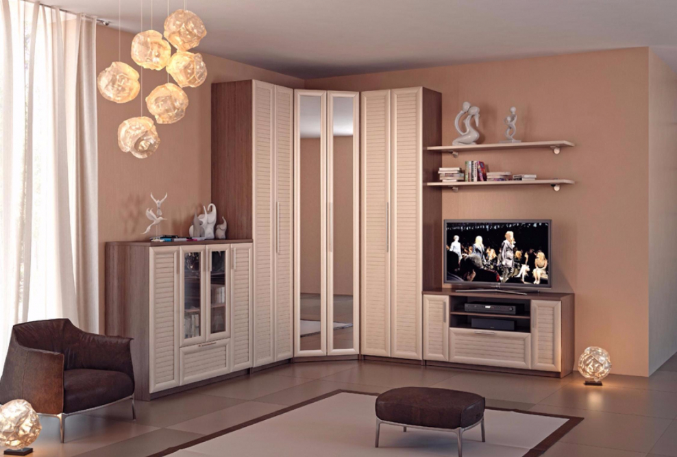 Стенка угловая Валенсия 1.1