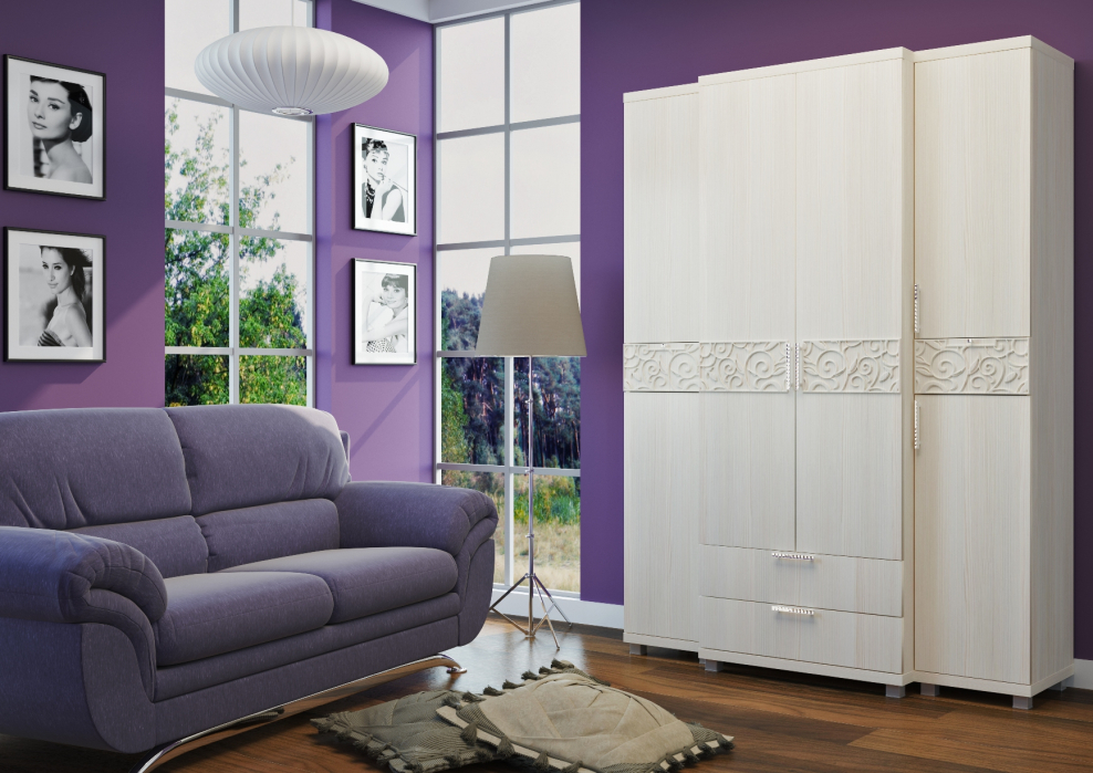 Спальня Ирис дуб бодега Арника