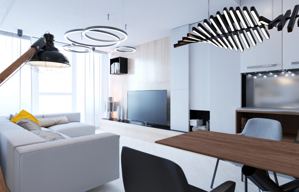 Современные интерьеры квартир молодых архитекторов