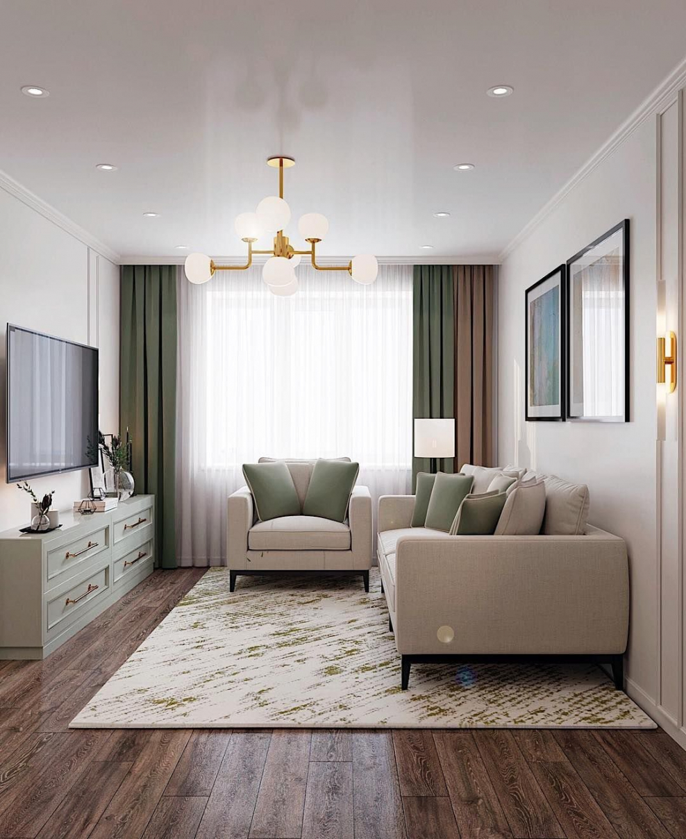 Светлая гостиная