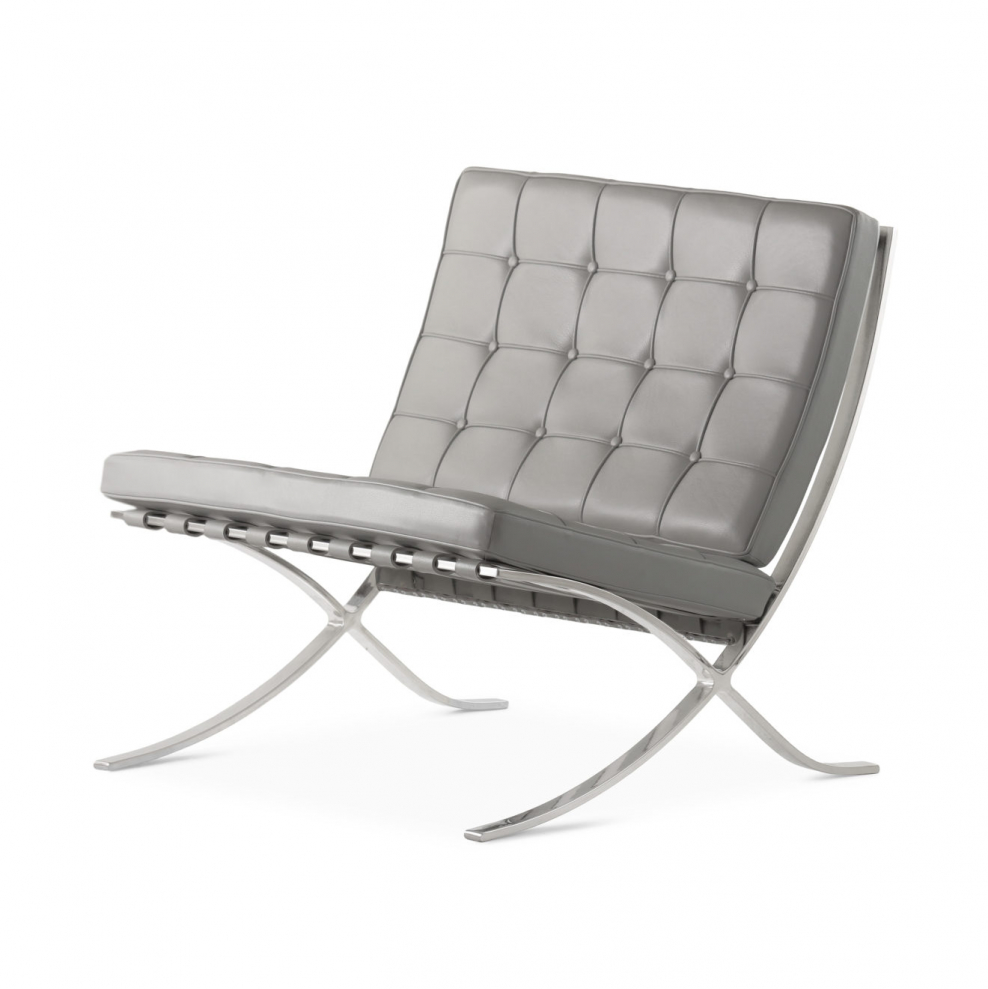 Кресло Barcelona серого цвета артикул: IMR-1187984