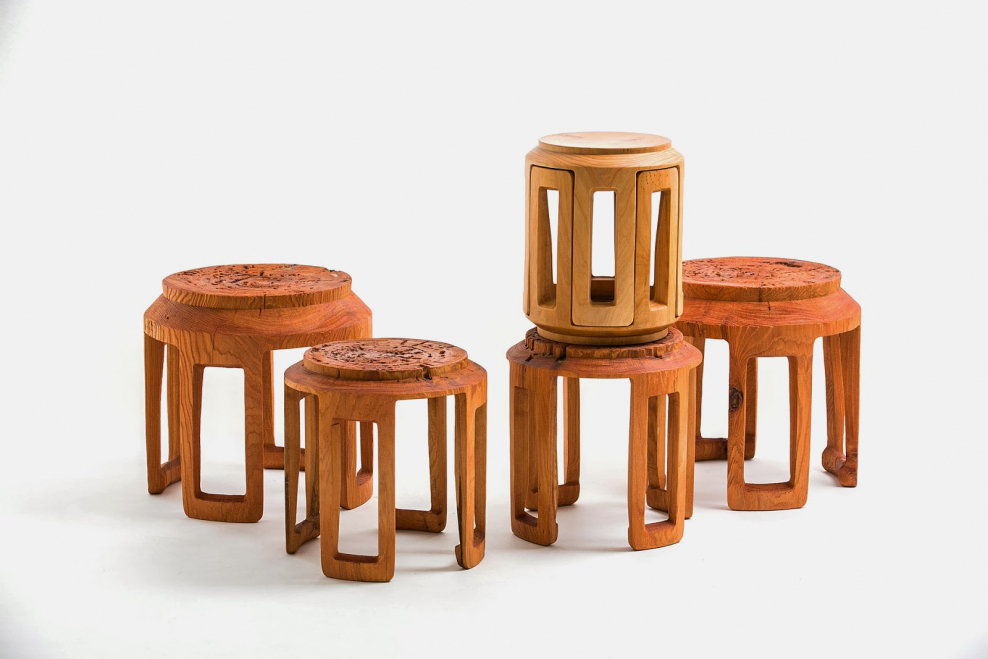 Необычная мебель из бамбука