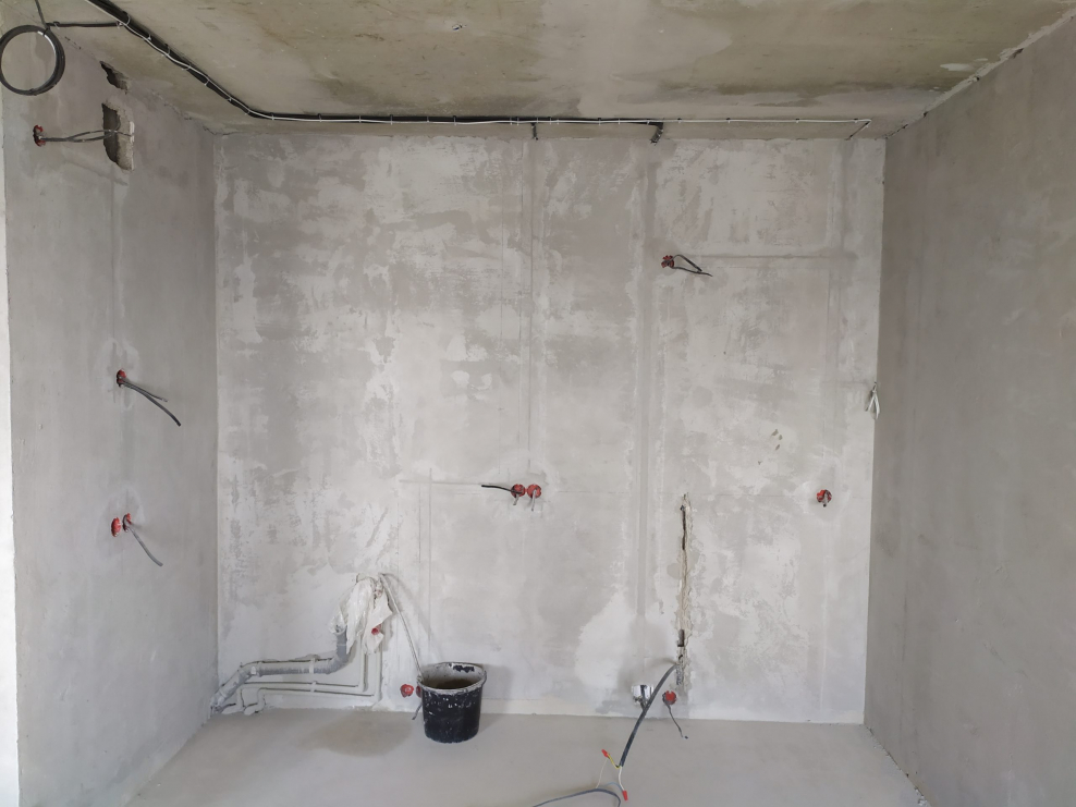 Штукатурка стен в новостройке