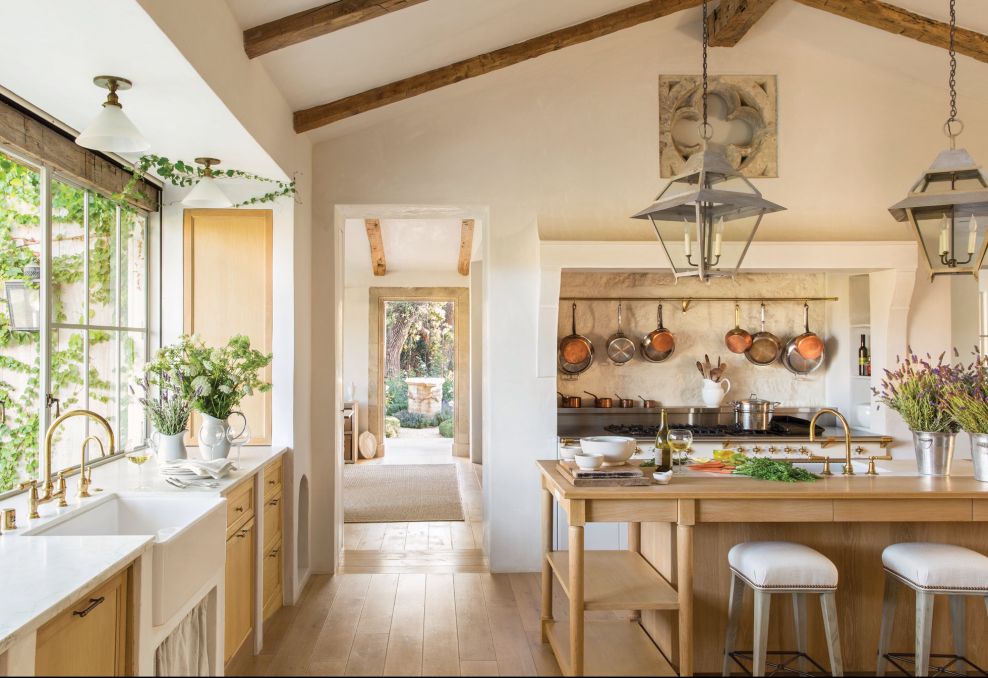 Интерьеры кухонь в стиле Прованс,Кантри