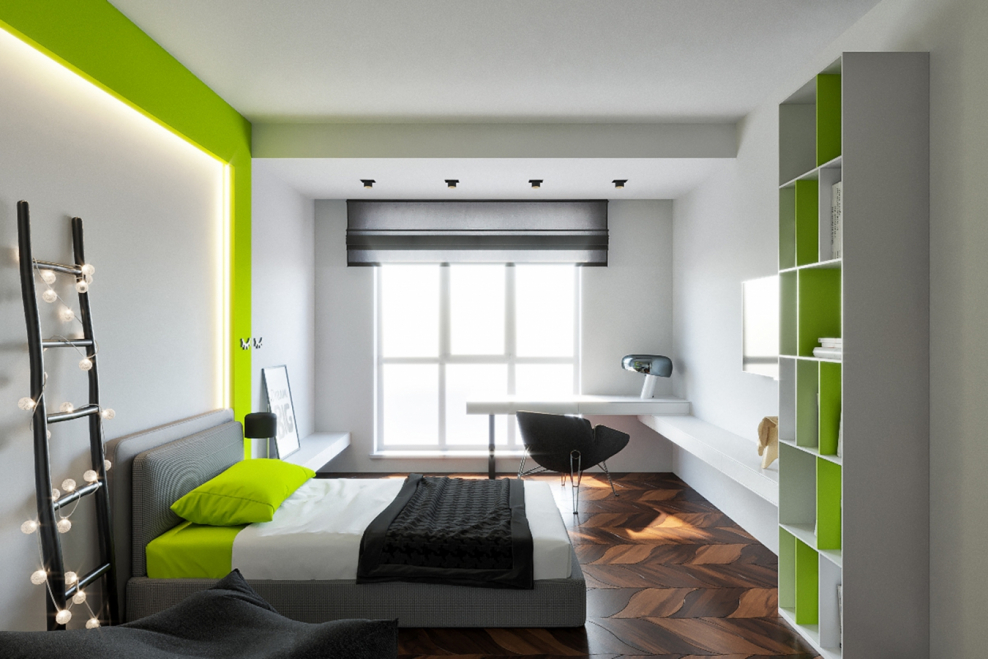 Аналоги проект комнаты зеленый