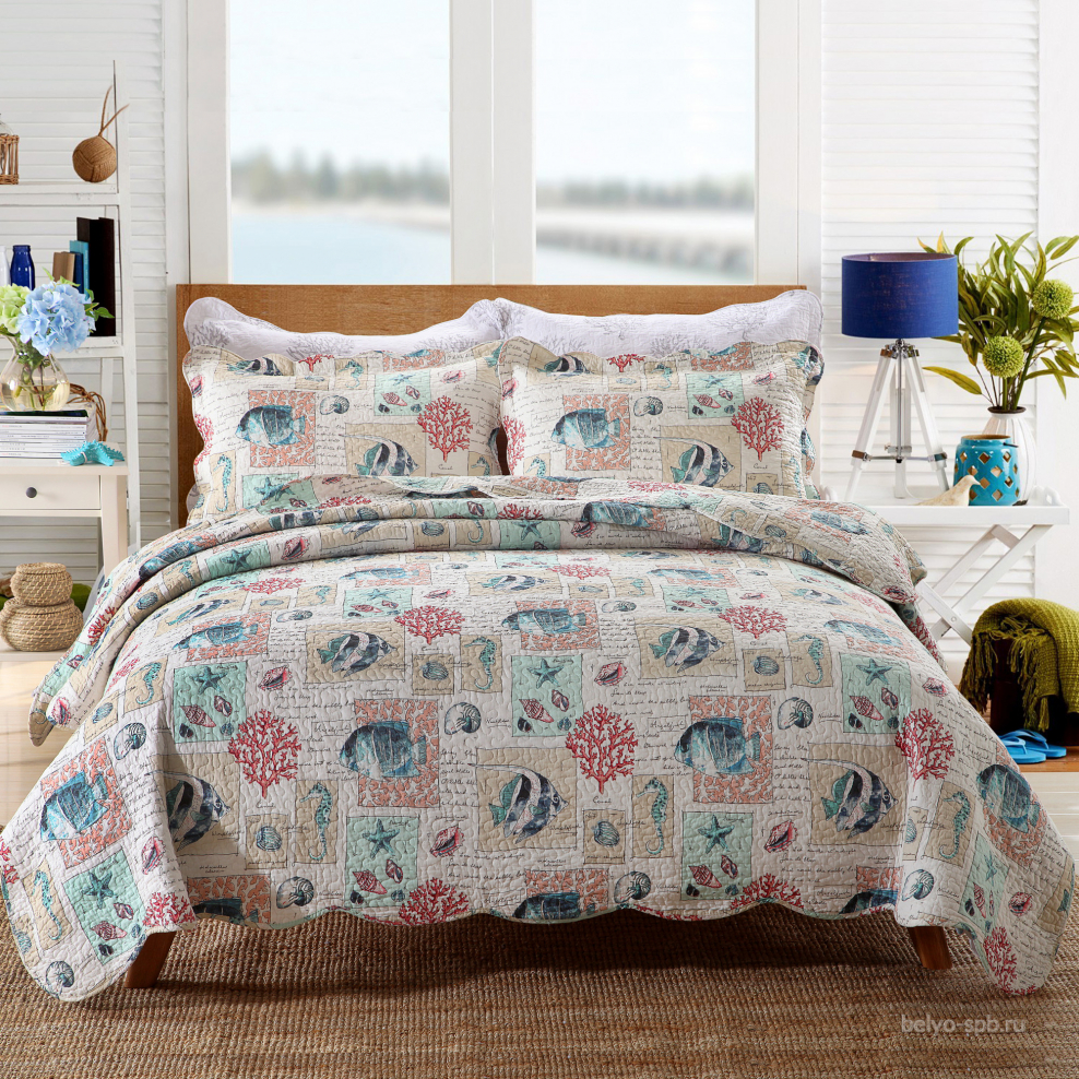 Комплект с покрывалом Sofi de Marko пэчворк №44 230х250 см