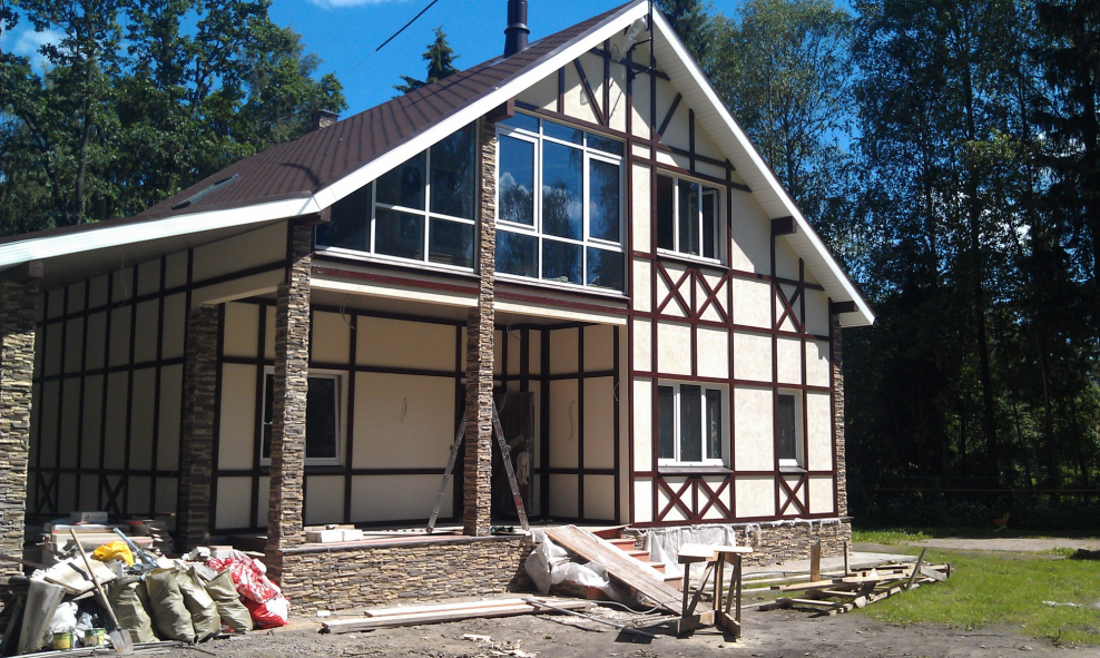 Короед фасад фахверк