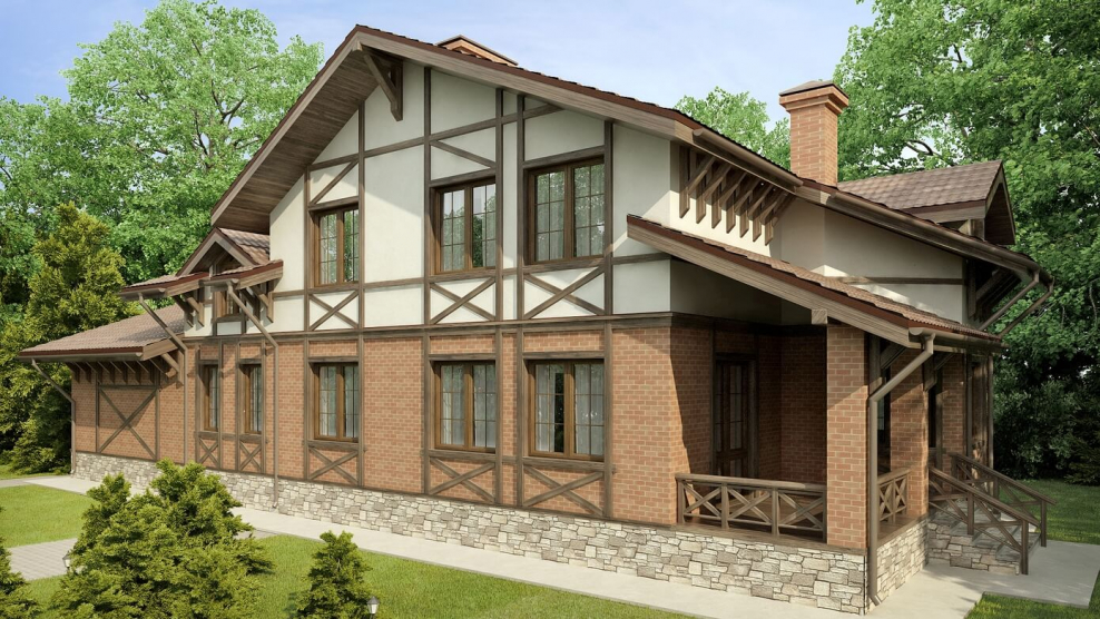 Фахверк с тамбуром