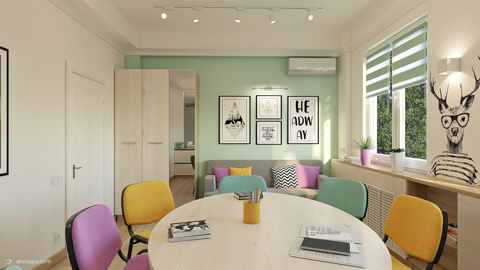 Школа в скандинавском стиле