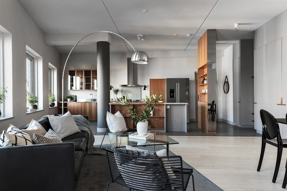 Домашний офис в скандинавском стиле