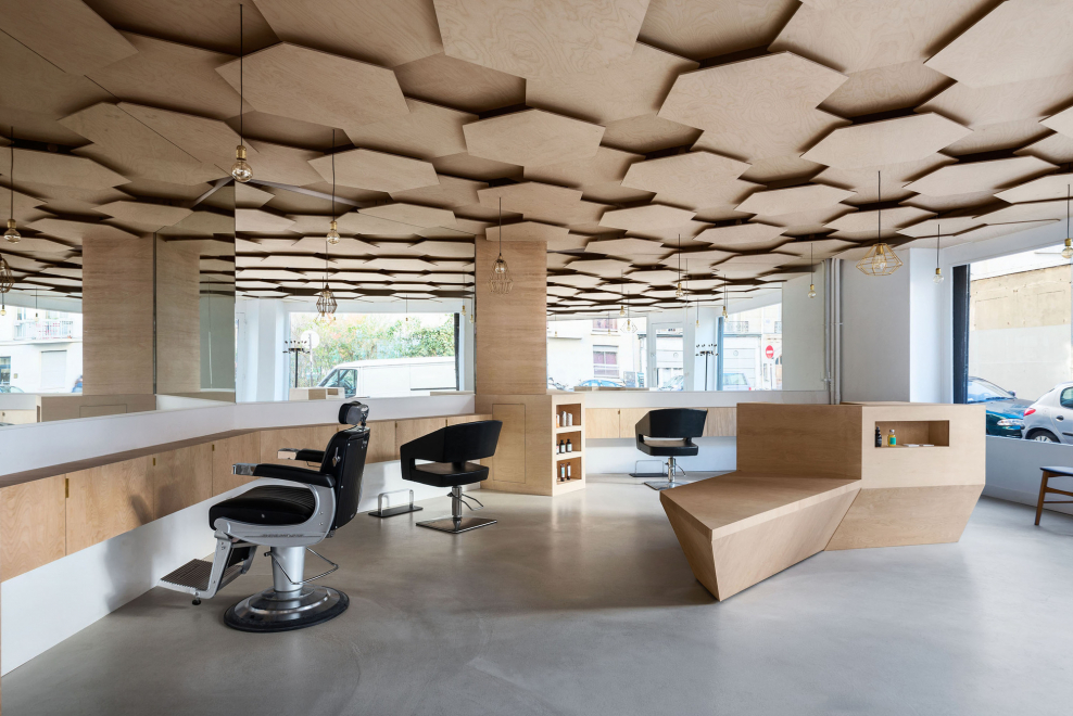 Интерьер парикмахерской