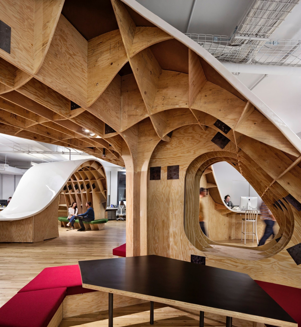 Необычные формы в интерьере