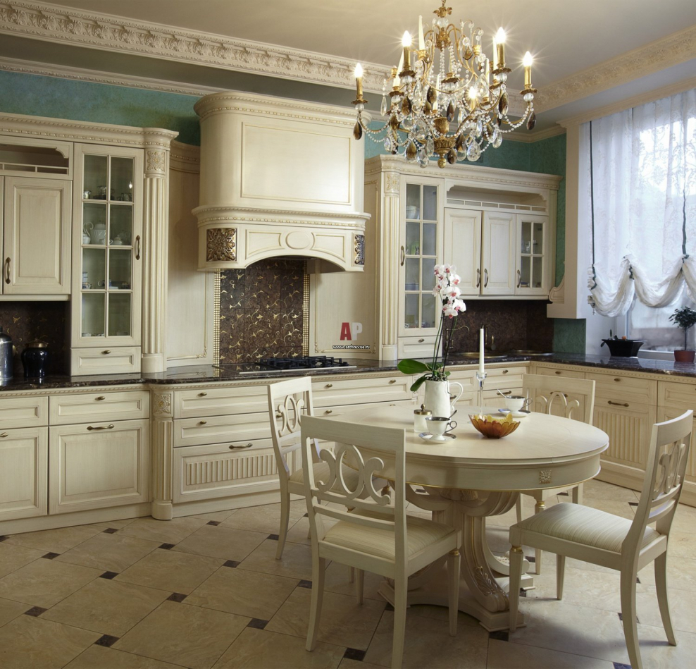 Классические люстры для кухни