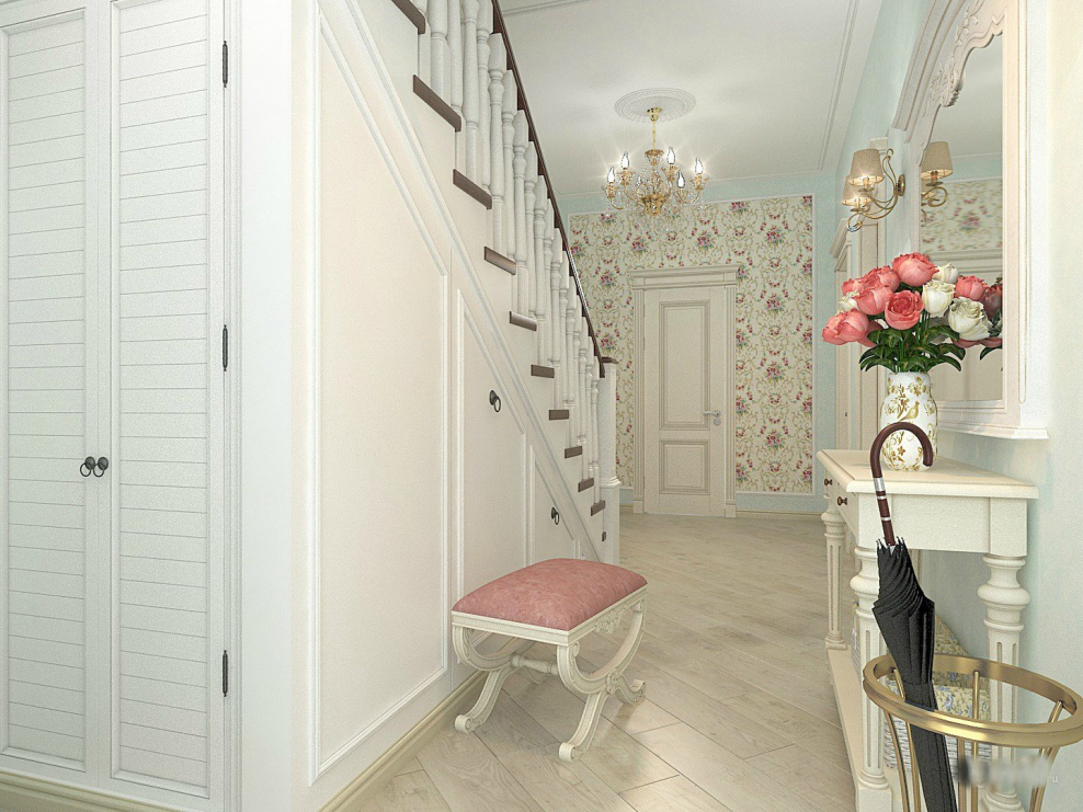 Интерьер прихожей в стиле Прованс