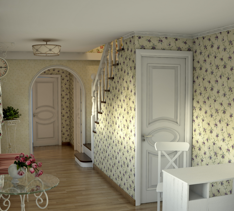 Фойе в стиле Прованс