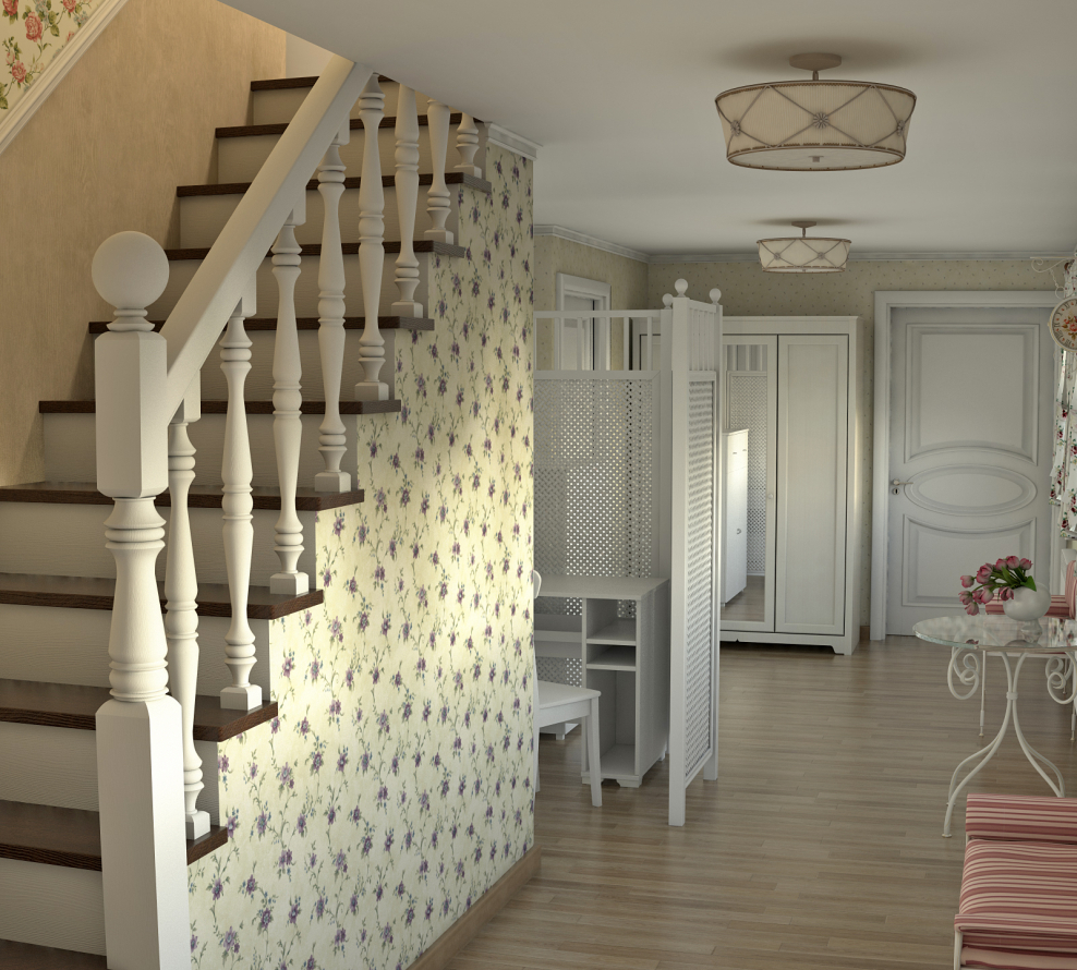 Интерьер прихожей в стиле Прованс