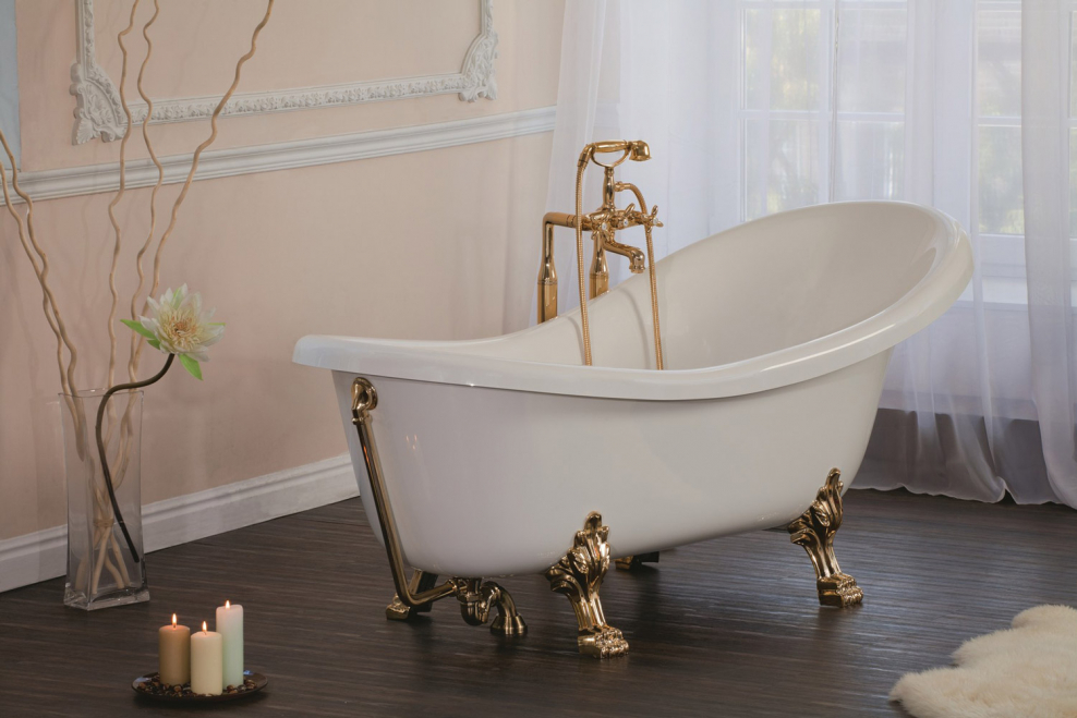 Ванна из искусственного камня AQUASTONE Скарлет