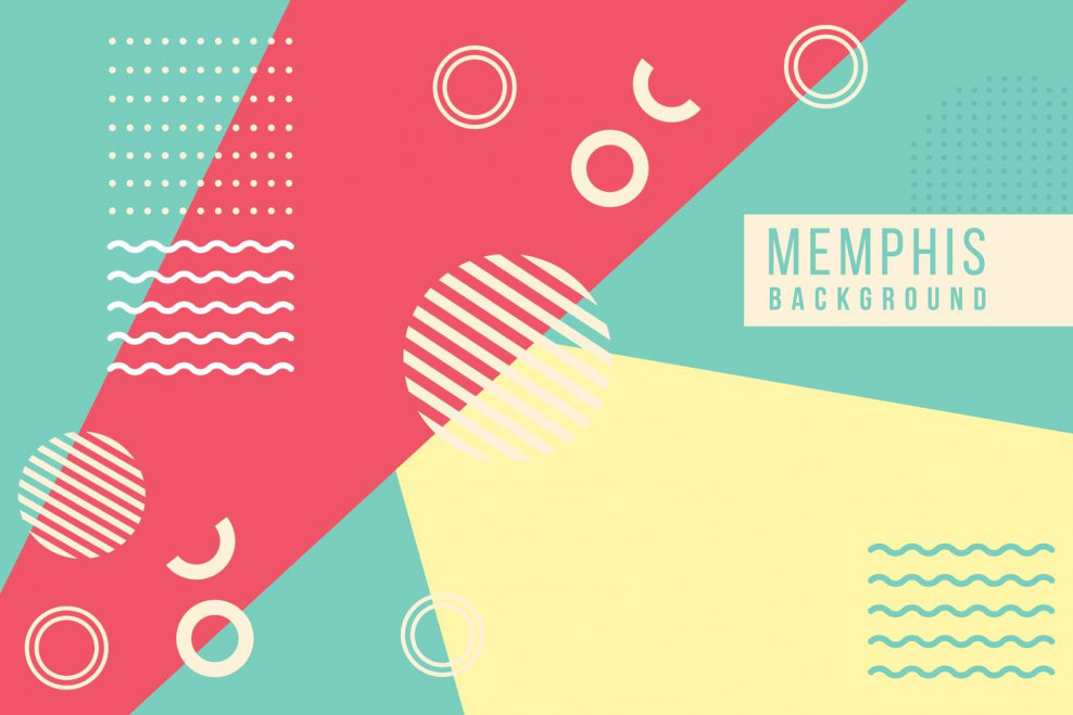 Мемфис графический дизайн