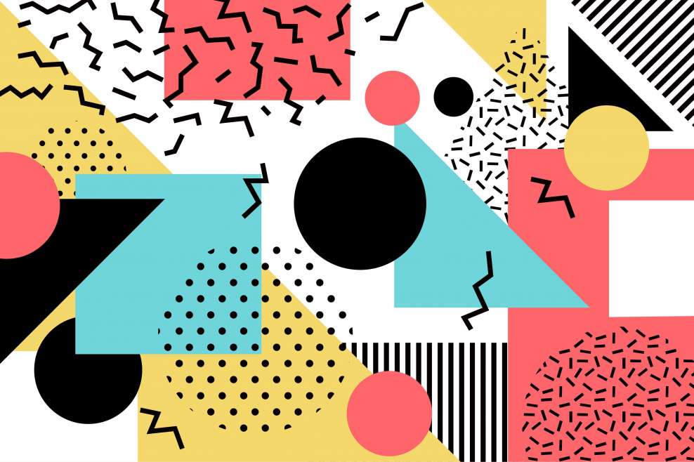 Стиль Нео Мемфис в графическом дизайне