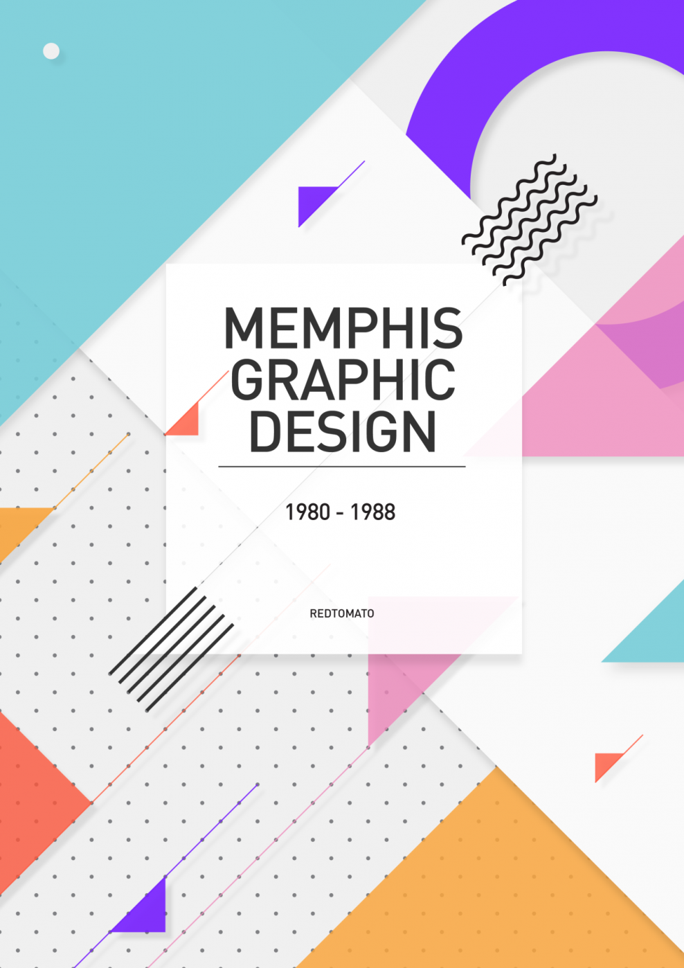 Стиль Мемфис в полиграфии