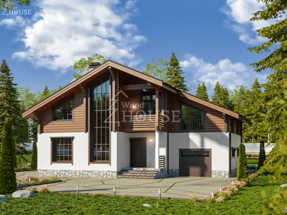 Комбинированные дома сгоражом