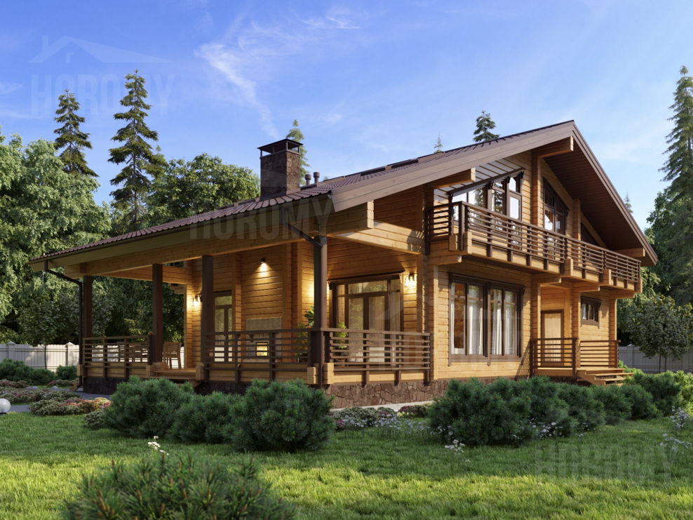 Дом из клееного бруса Петр Великий