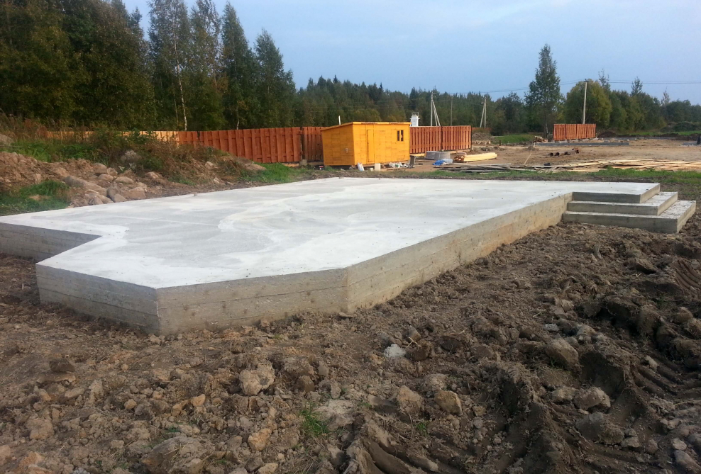 Фундаментная плита в25