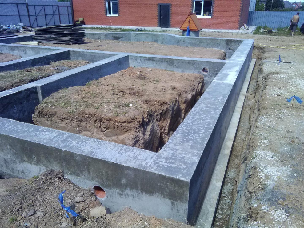 Ленточный фундамент с пяткой